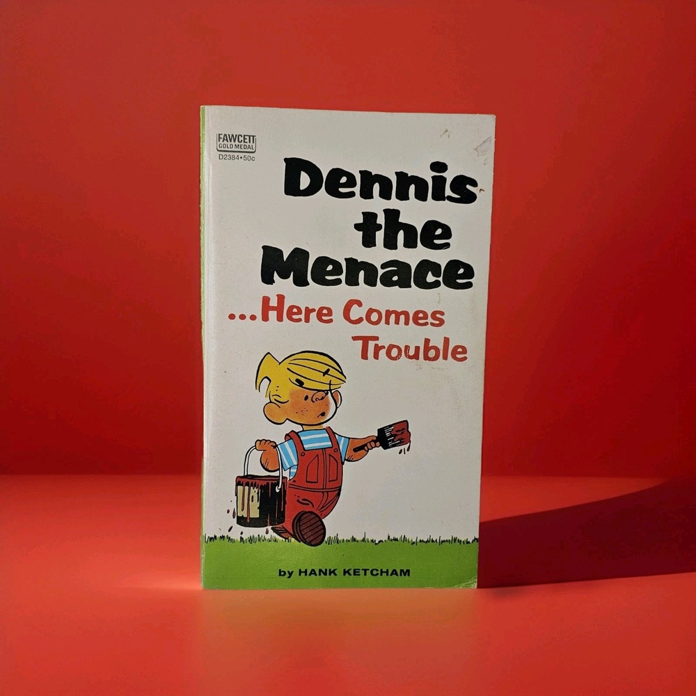 1966, Dennis the Menace Paperback Book (Scarce) Vintage
